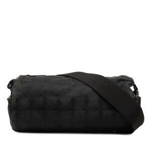 Pre-Loved Chanel New Travel Line Nylon Barrel Shoulder Bag